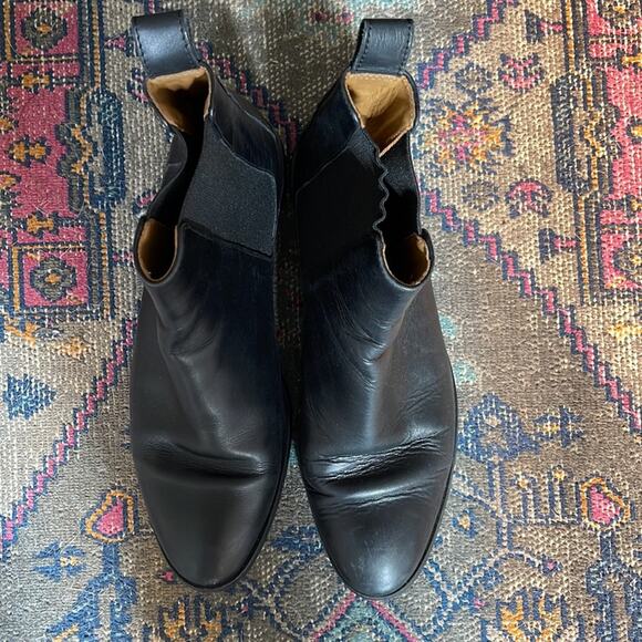Everlane The New Modern Italian leather Chelsea flat ankle boots sz 8.5 - Picture 6 of 7